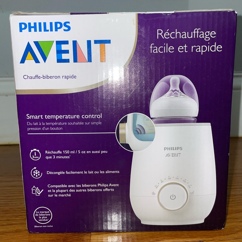Philips Avent Fast Bottle Warmer NEW